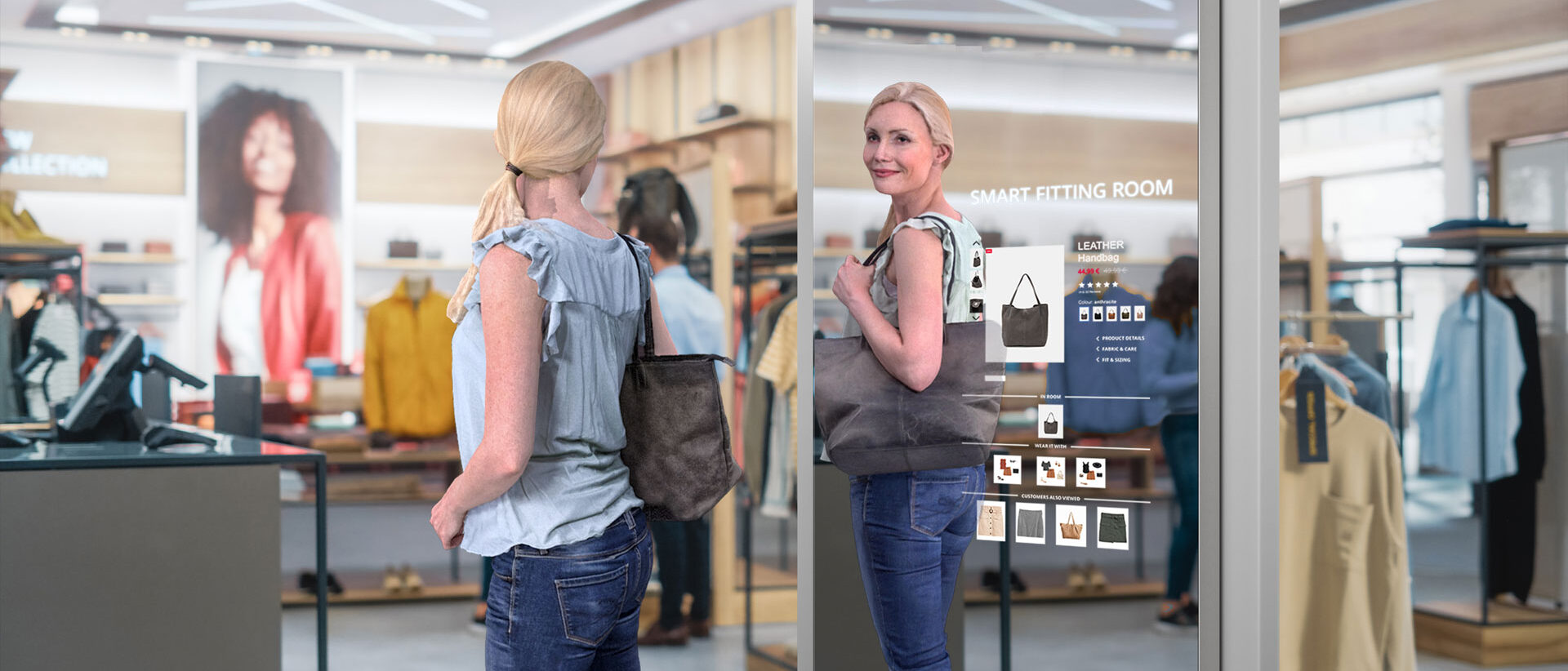 Self-service solutions for clothing stores