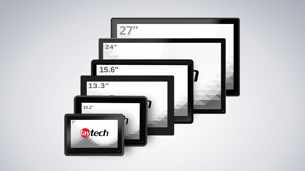 Industrial touch monitors from 7