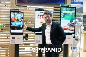 POLYTOUCH SWIFT Self-Ordering Kiosk for Digital Ordering Processes at POS