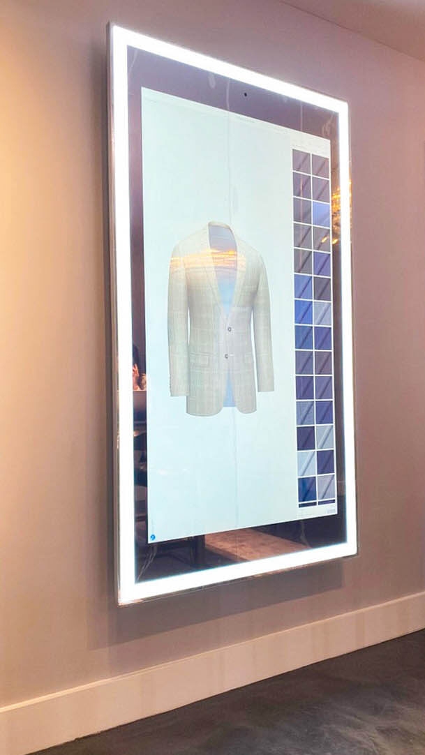 Interactive Smart Mirror for Fashion Stores