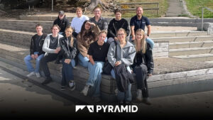Apprentices from Pyramid Computer  on a group outing to the Schauinsland near Freiburg