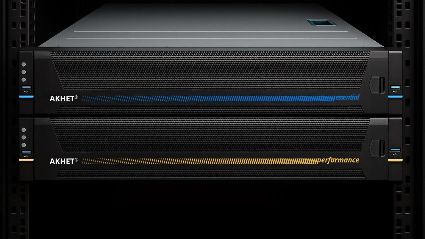Computer ’s AKHET Essential and AKHET Performance server platformsComputer rack configuration for enterprise and HPC applications