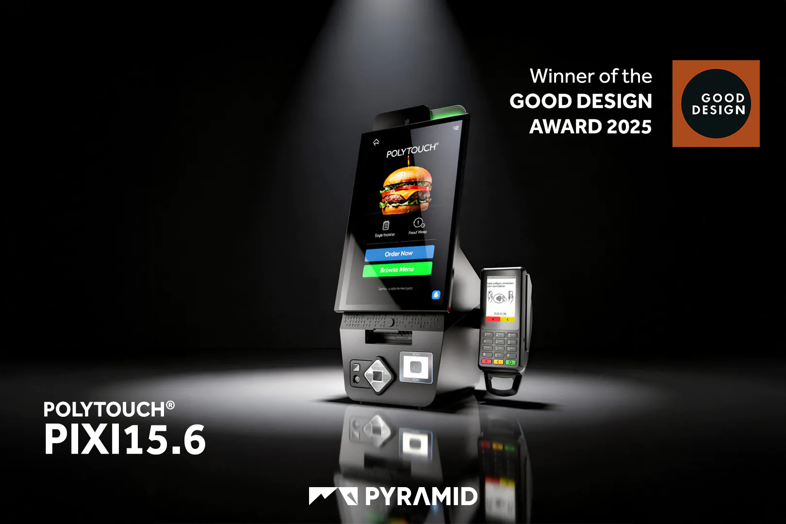 POLYTOUCH PIXI15.6 receives Good Design Award