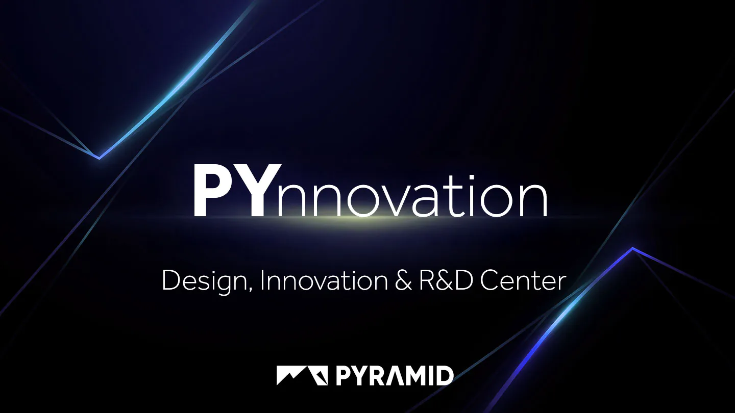 PYnnovation Center by Pyramid Computer in-house design, innovation, and R&D center with interdisciplinary teams from industrial design, engineering, digital development, and rapid prototyping for the development of scalable hardware solutions from concept to series production.